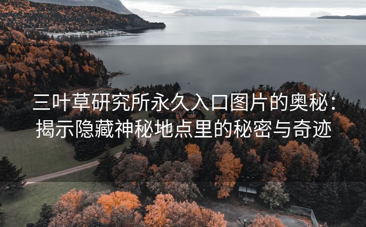 三叶草研究所永久入口图片的奥秘：揭示隐藏神秘地点里的秘密与奇迹