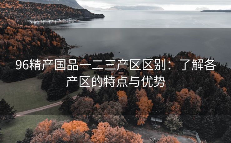 96精产国品一二三产区区别：了解各产区的特点与优势