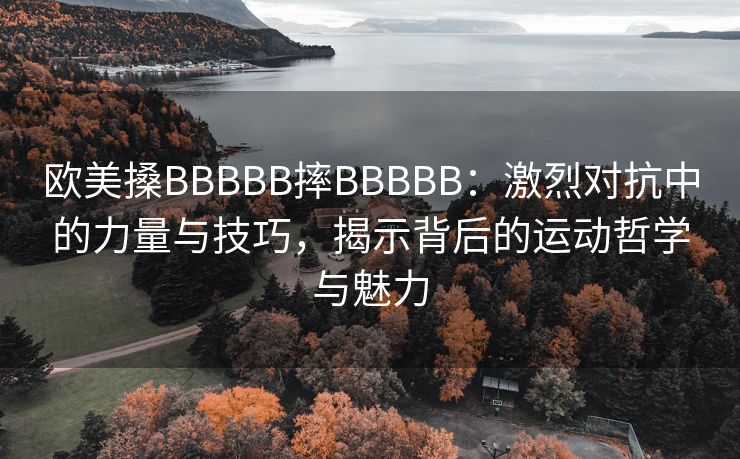 欧美搡BBBBB摔BBBBB：激烈对抗中的力量与技巧，揭示背后的运动哲学与魅力
